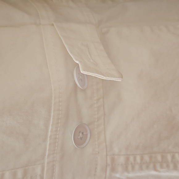 Talbots white Monk Neck Blazer Jacket - Picture 13 of 14
